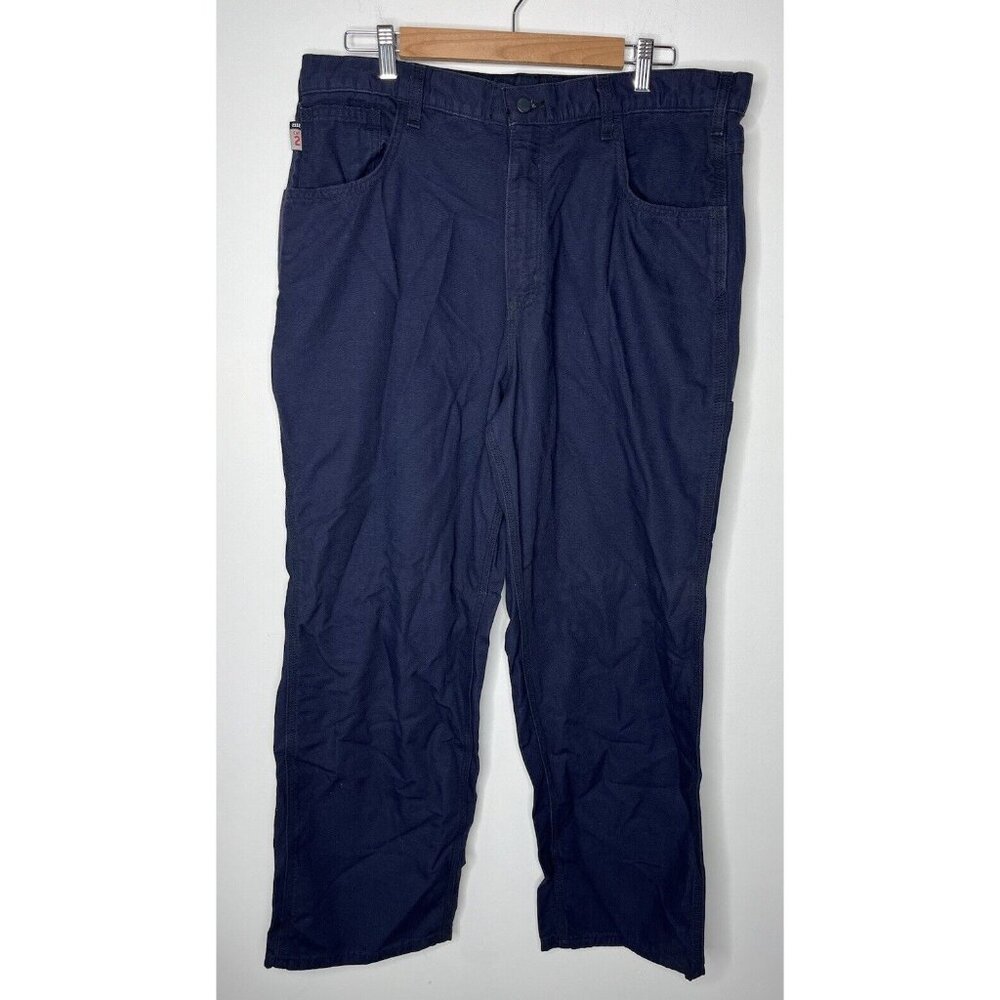 Carhartt FR‎ Pants Mens 38x30 Navy Blue Cat 2 Jeans Denim Lot Of 2